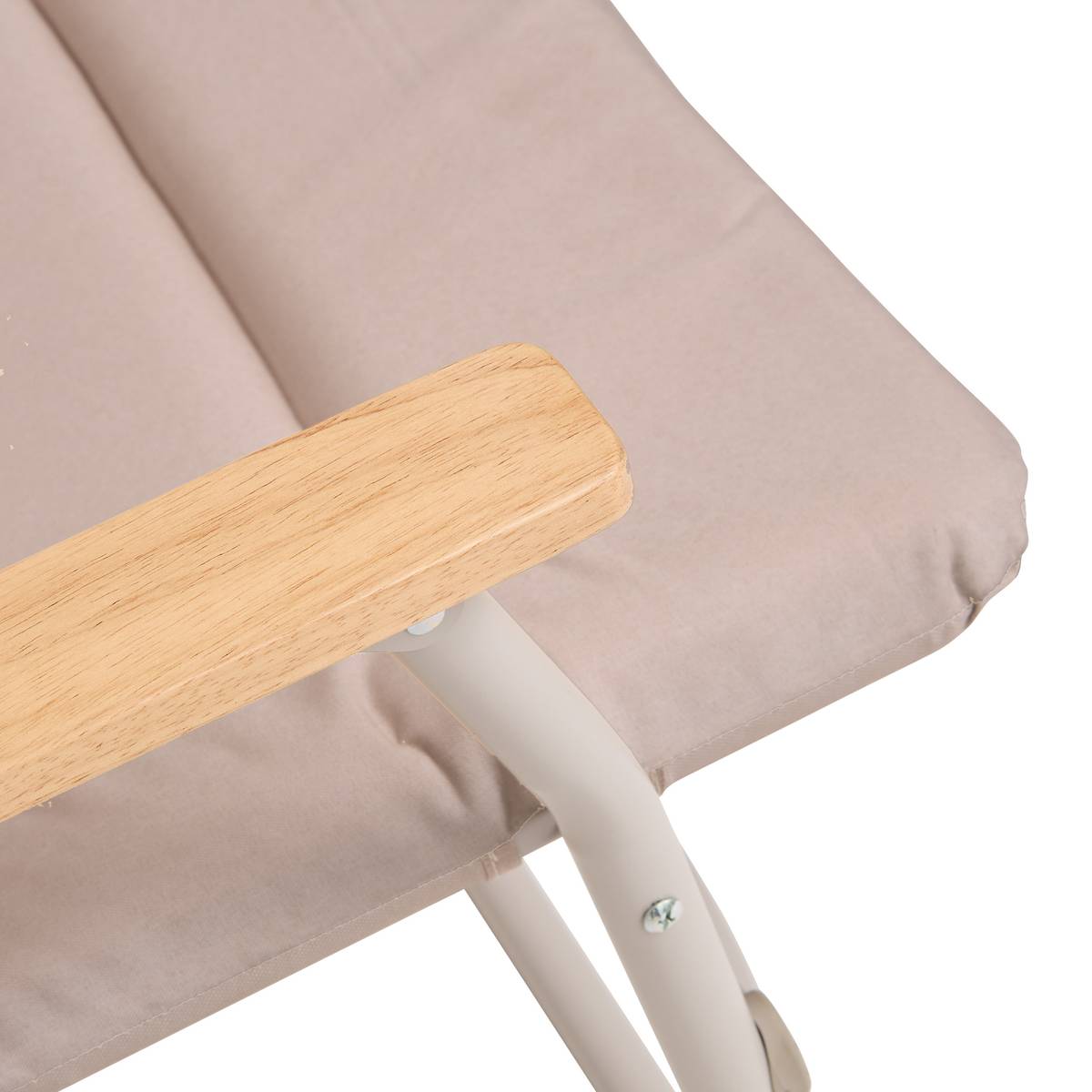 Fauteuil de camping pliant, argile