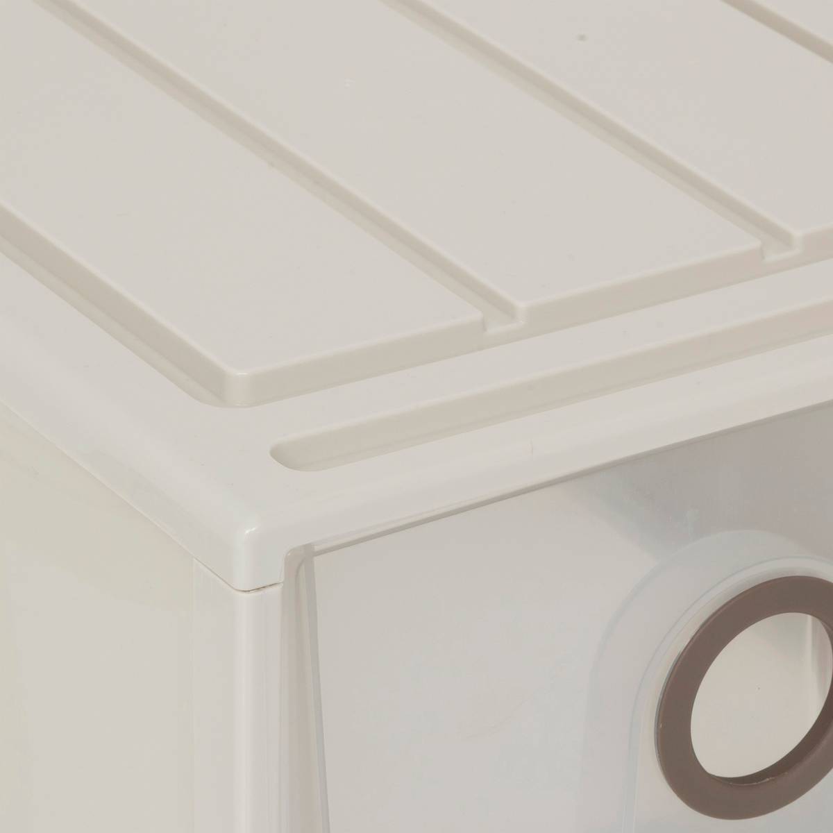 Tiroir en polypropylène, 8,5l, beige