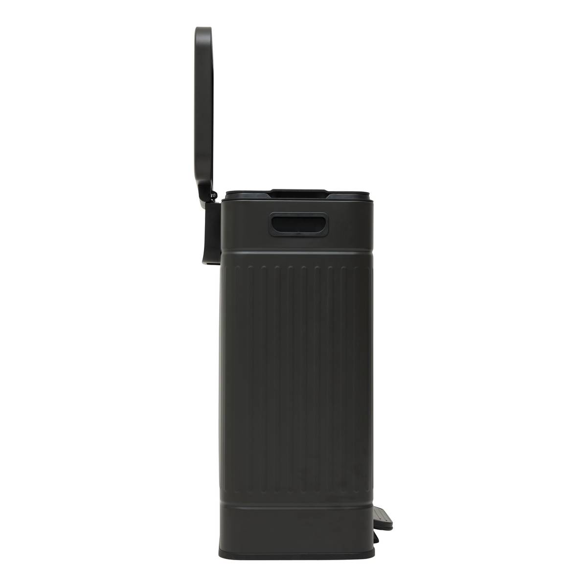 Poubelle à pédale 2 x 30 l, noir