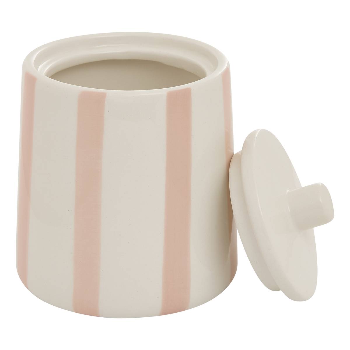 Pot à cotons, rose Strio