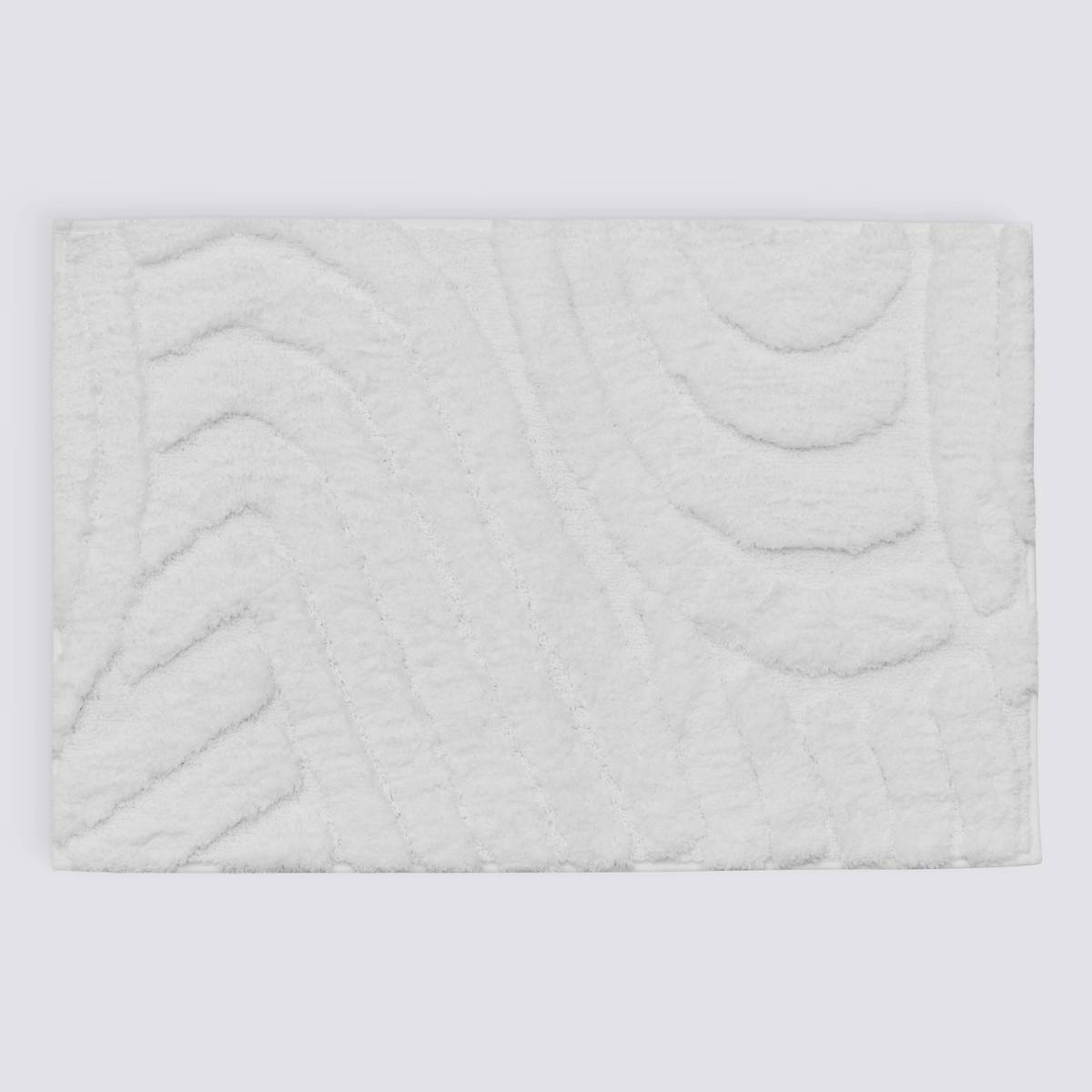 Tapis 75x50x1,8 cm, blanc 
