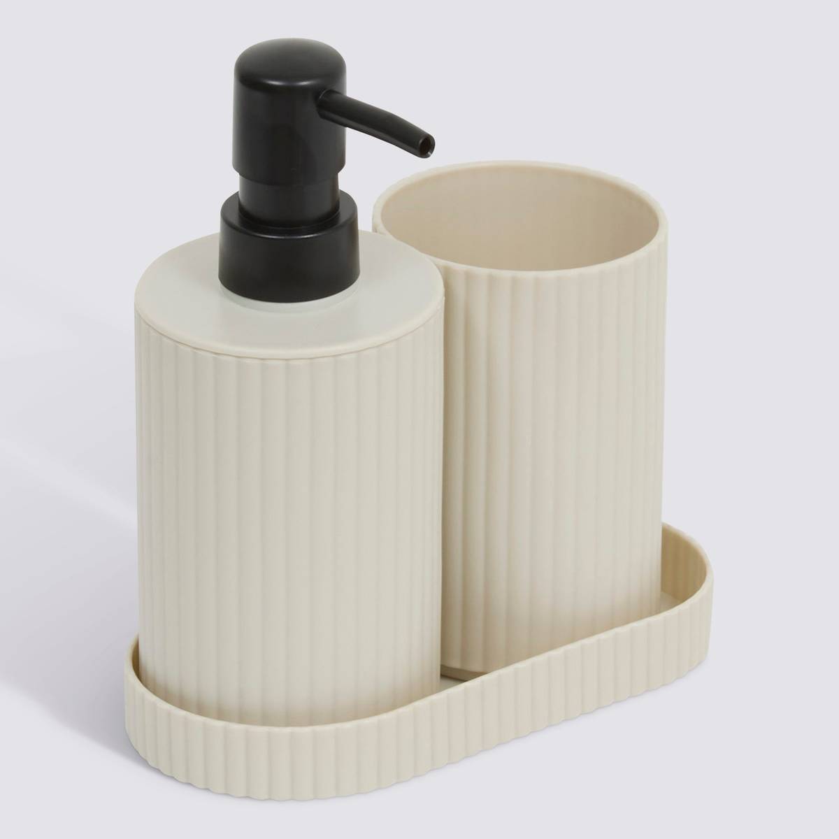 Accessoires de salle de bain 300 ml, beige