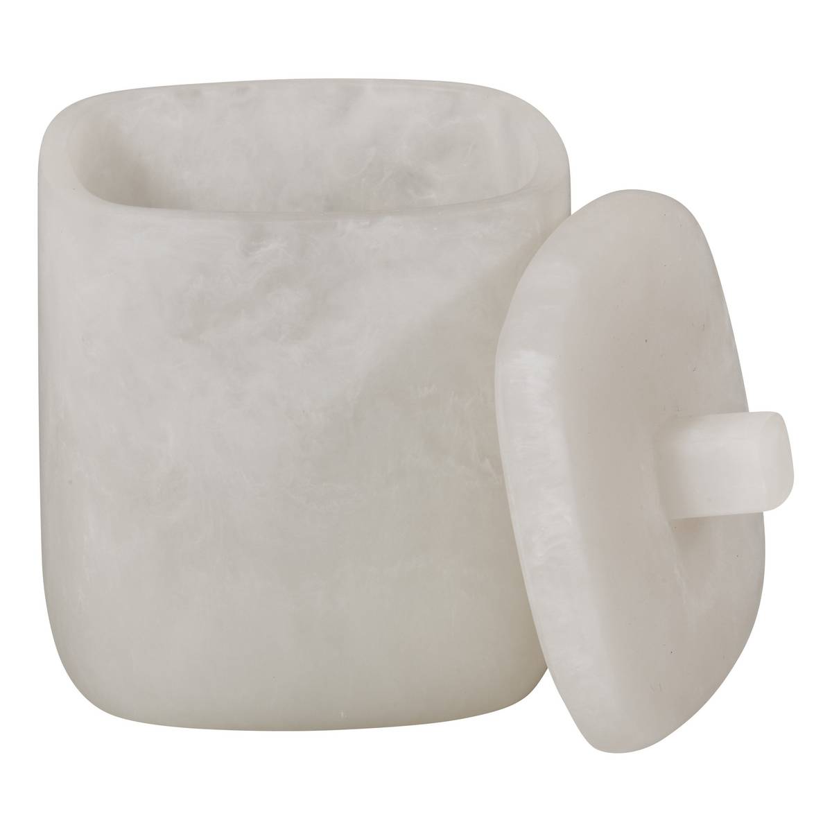 Pot à cotons, blanc