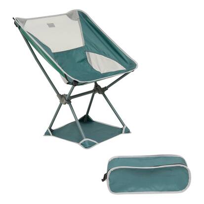 Chaise de camping pliante, vert 