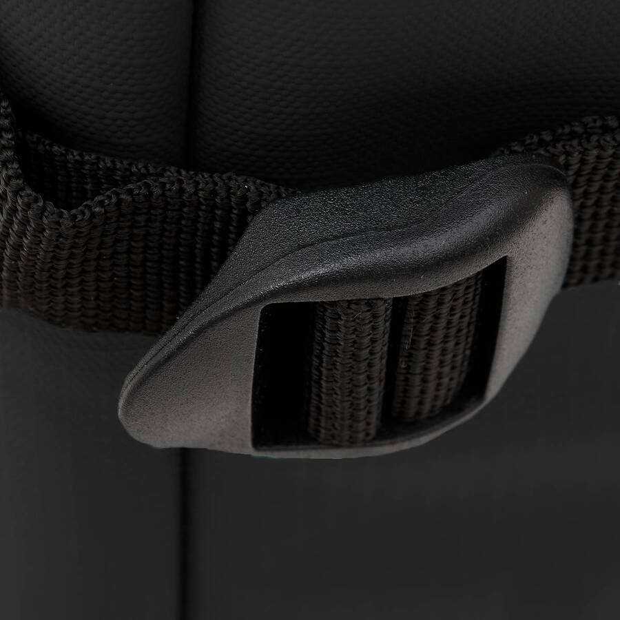 Set de 3 valises souples, 2 roues, fermeture tsa, noir