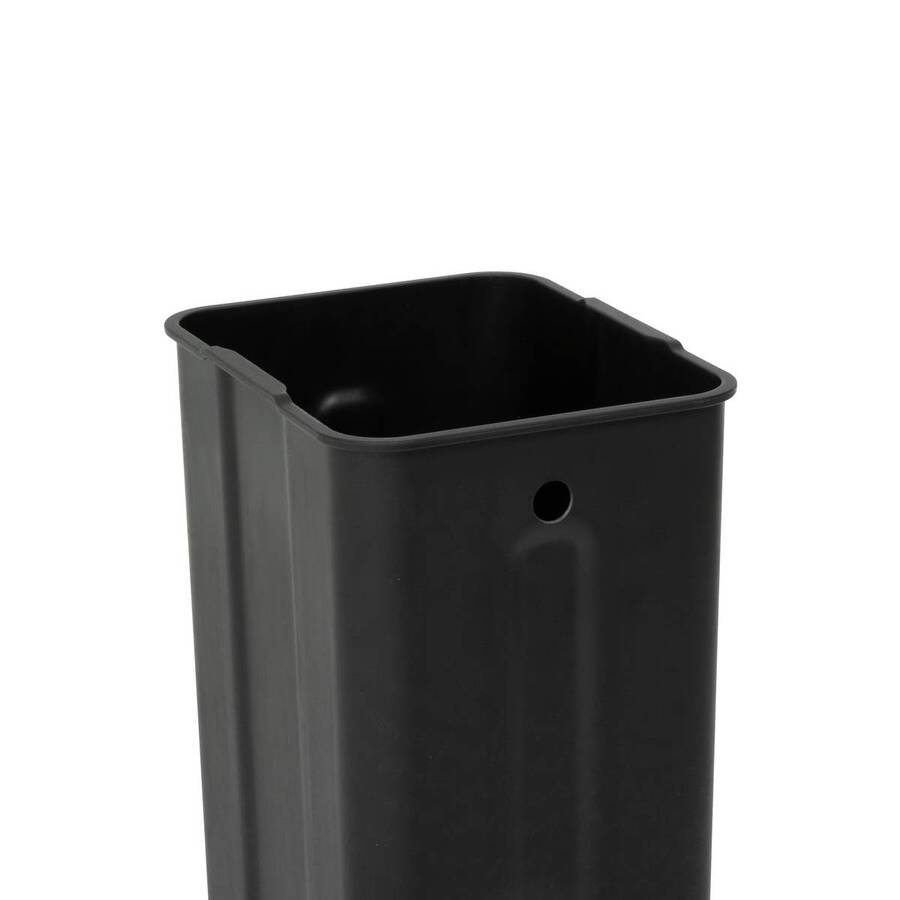 Poubelle 54l, argent Delta