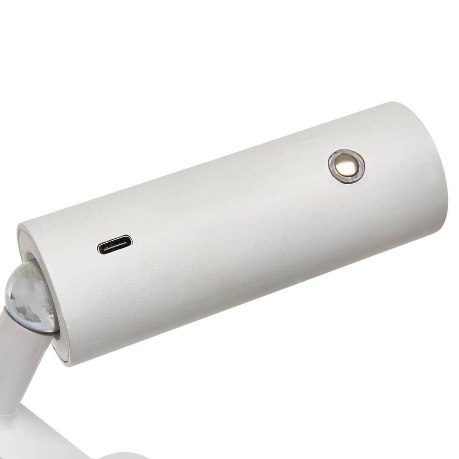 Lampe led, usb, blanc 