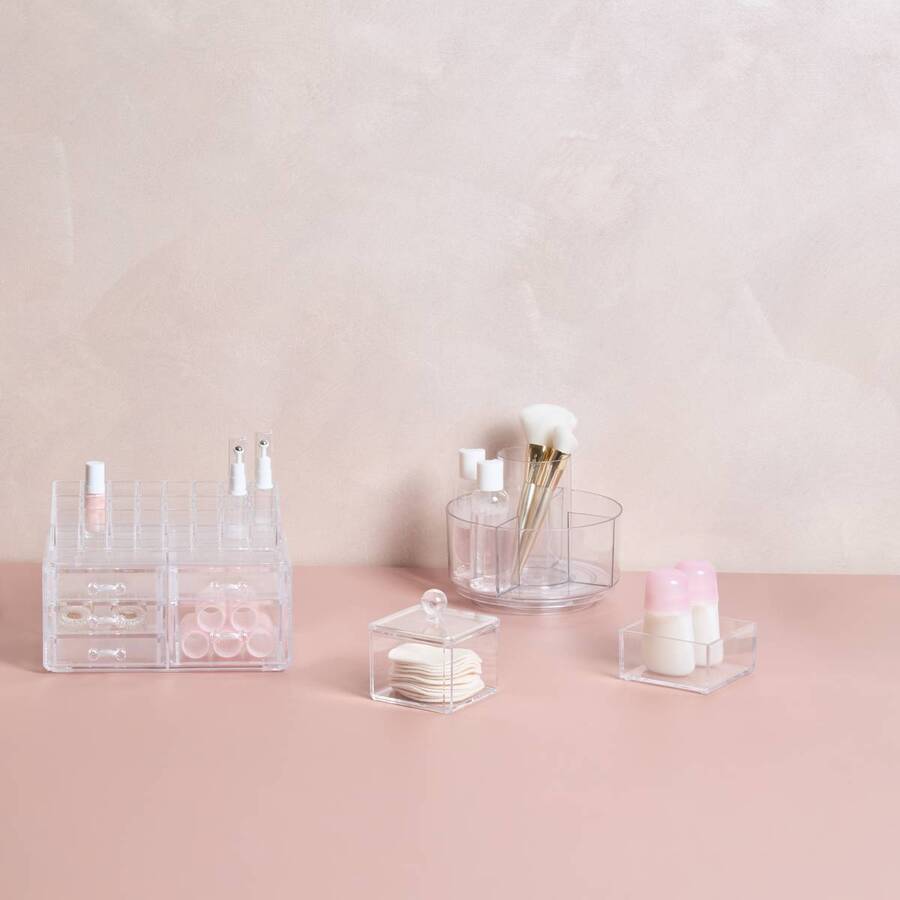 Organiseur, d.18 cm, transparent Selena