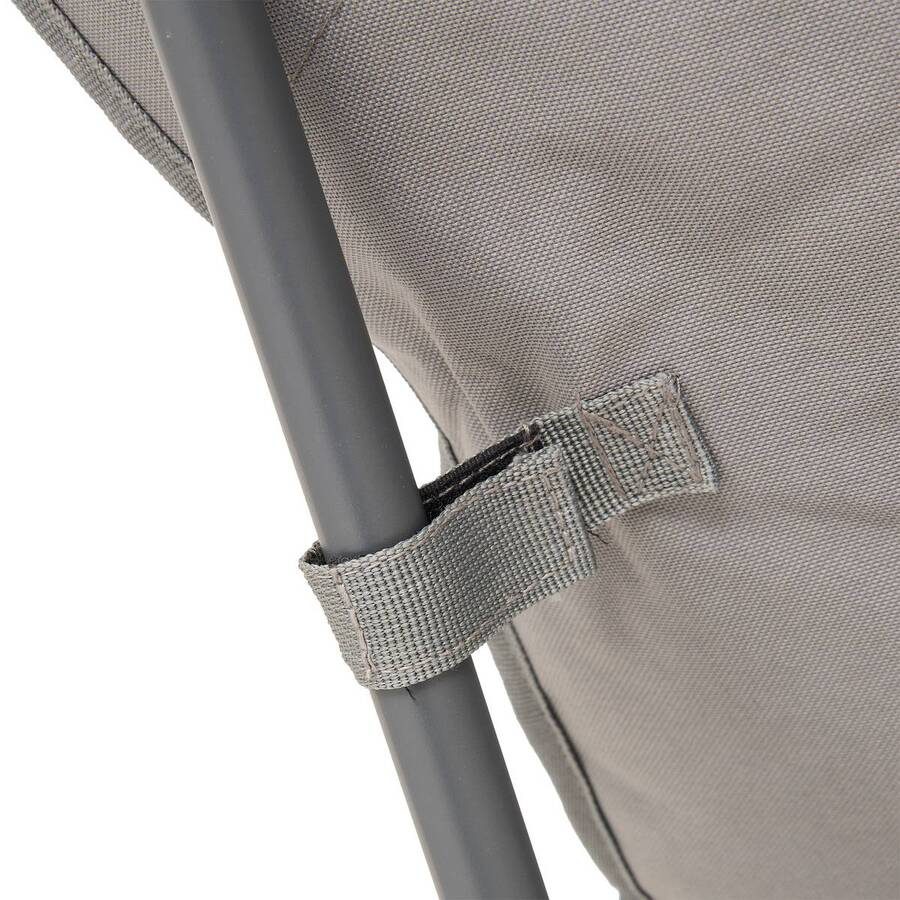 Fauteuil de camping pliant, gris