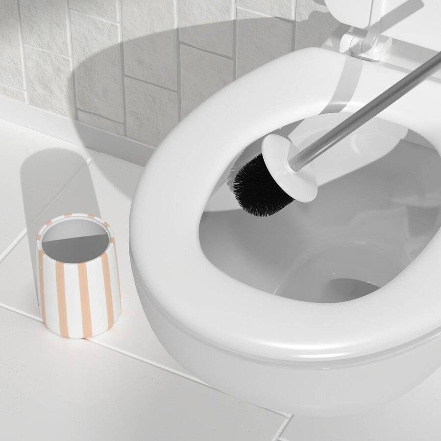 Brosse wc, rose Strio