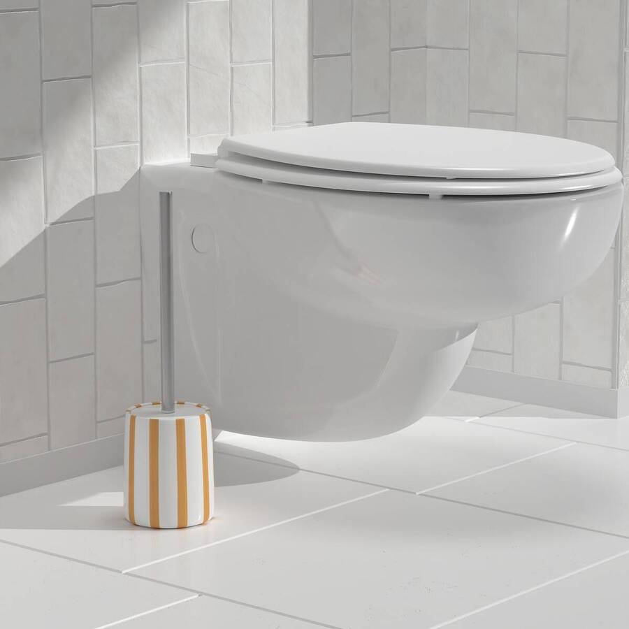 Brosse wc, jaune Strio