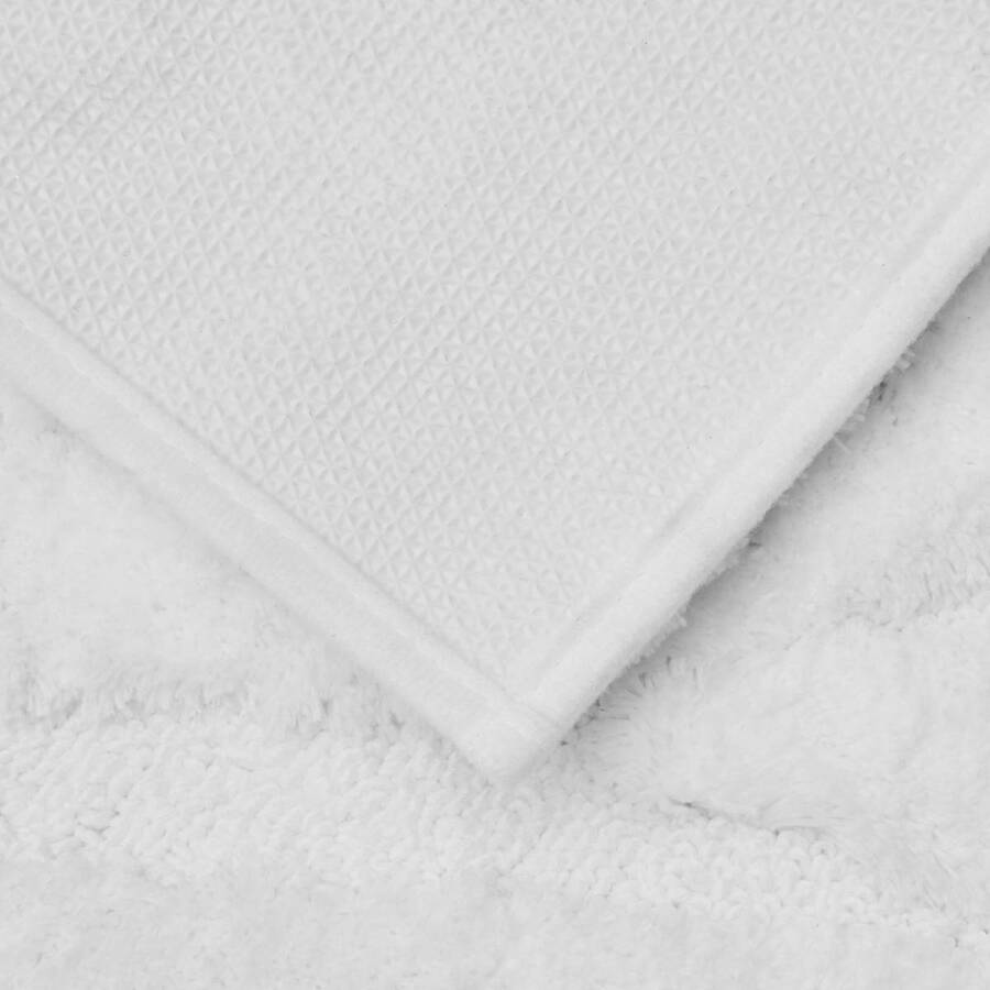 Tapis 75x50x1,8 cm, blanc 