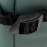 Set de 3 valises souples, 2 roues, fermeture tsa, vert