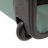Set de 3 valises souples, 2 roues, fermeture tsa, vert