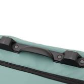 Set de 3 valises souples, 2 roues, fermeture tsa, vert