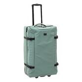 Set de 3 valises souples, 2 roues, fermeture tsa, vert