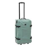 Set de 3 valises souples, 2 roues, fermeture tsa, vert