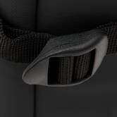 Set de 3 valises souples, 2 roues, fermeture tsa, noir