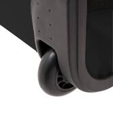 Set de 3 valises souples, 2 roues, fermeture tsa, noir