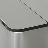 Poubelle 54l, argent Delta