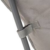 Fauteuil de camping pliant, gris