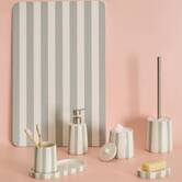 Porte-brosse à dents, vert céladon Strio