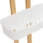 Serviteur de douche, 1 crochet, 2 niveaux, blanc Natureo