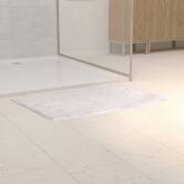 Tapis 75x50x1,8 cm, blanc 