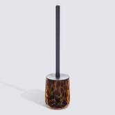 Brosse wc, h.39 cm, marron Dotty