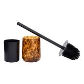Brosse wc, h.39 cm, marron Dotty