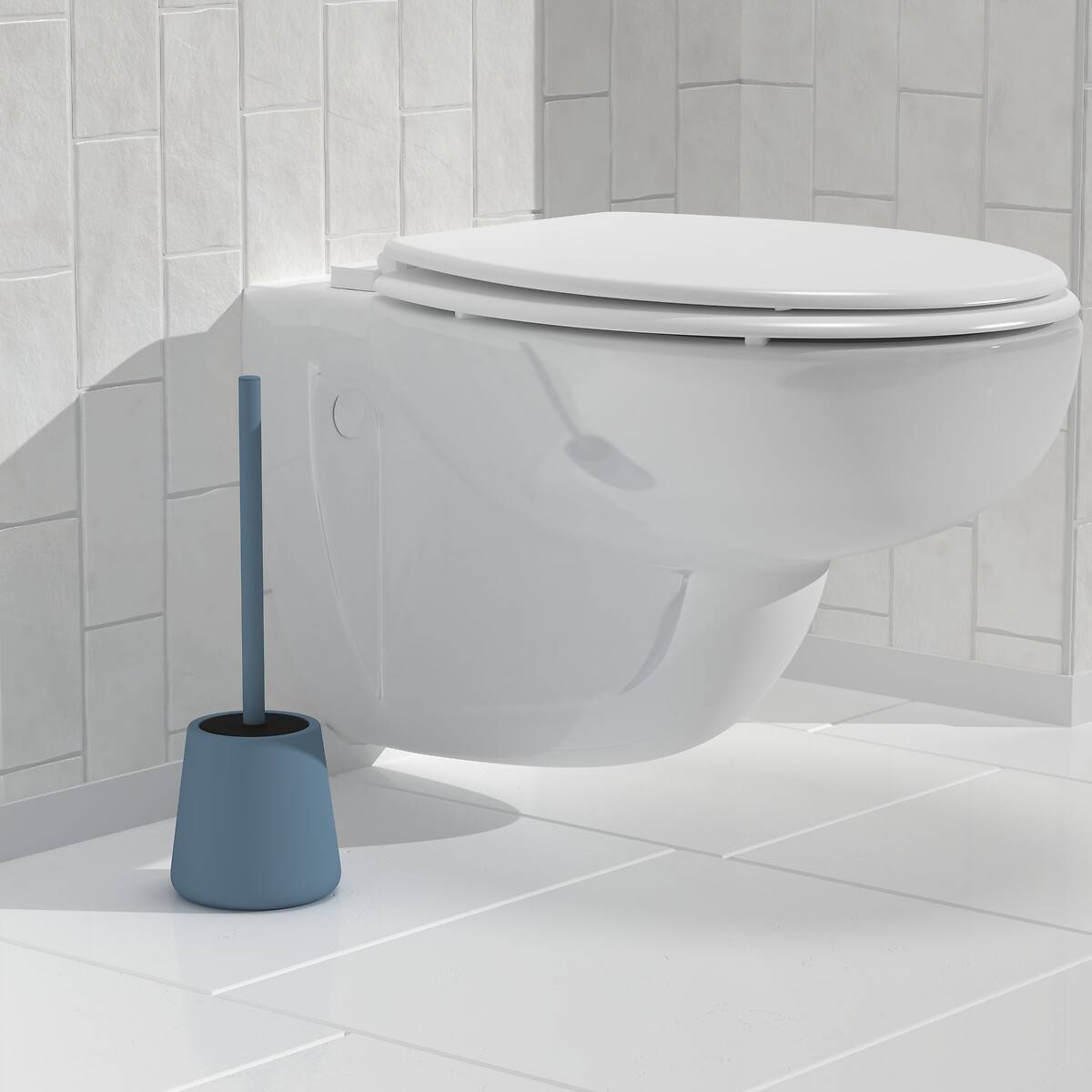 Brosse wc, d.11,5 cm, bleu