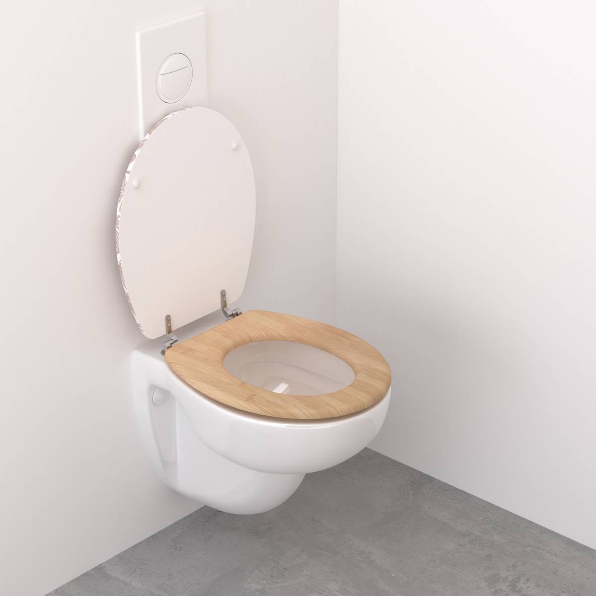 Abattant wc, rose Bloom