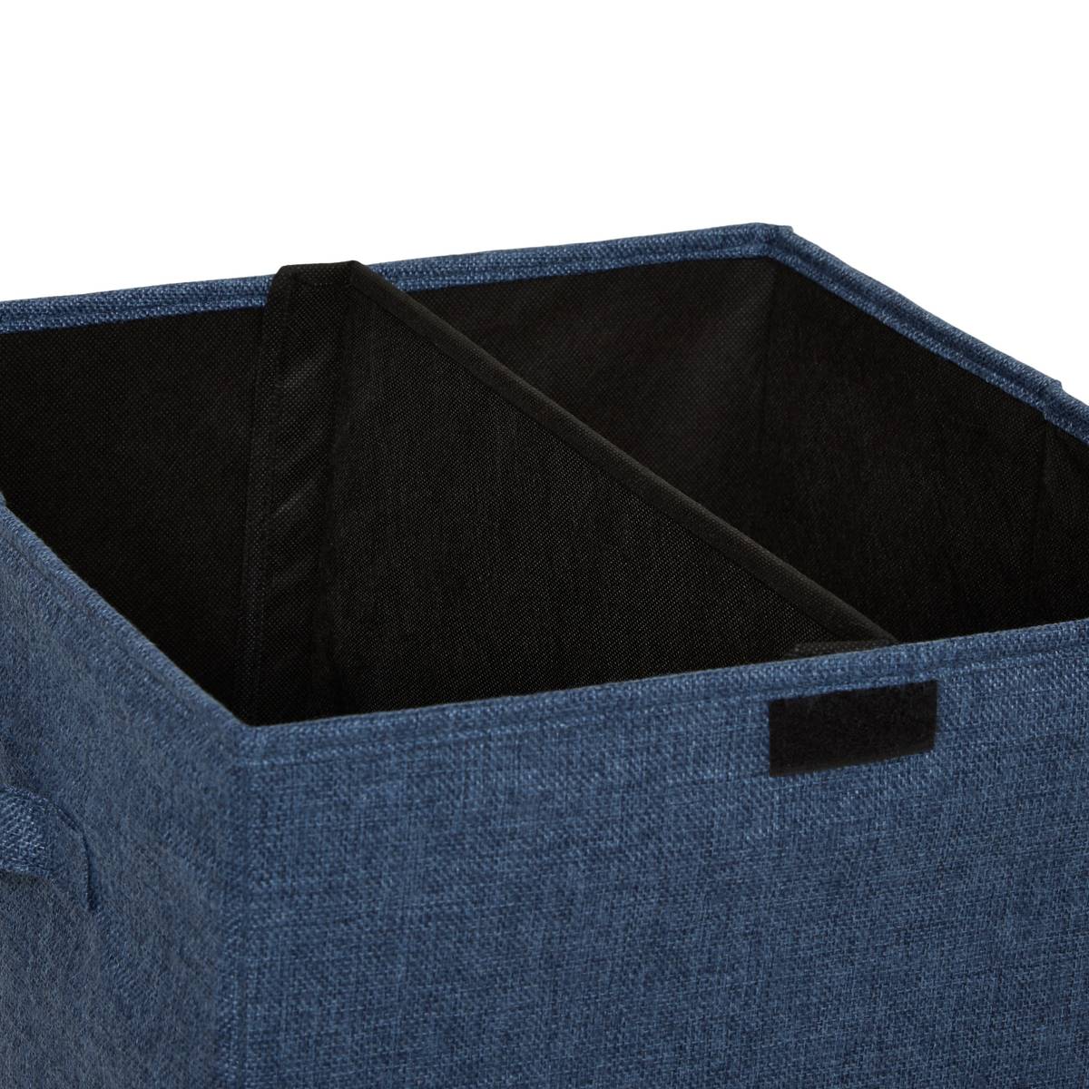 Corbeille à linge, 74l, bleu