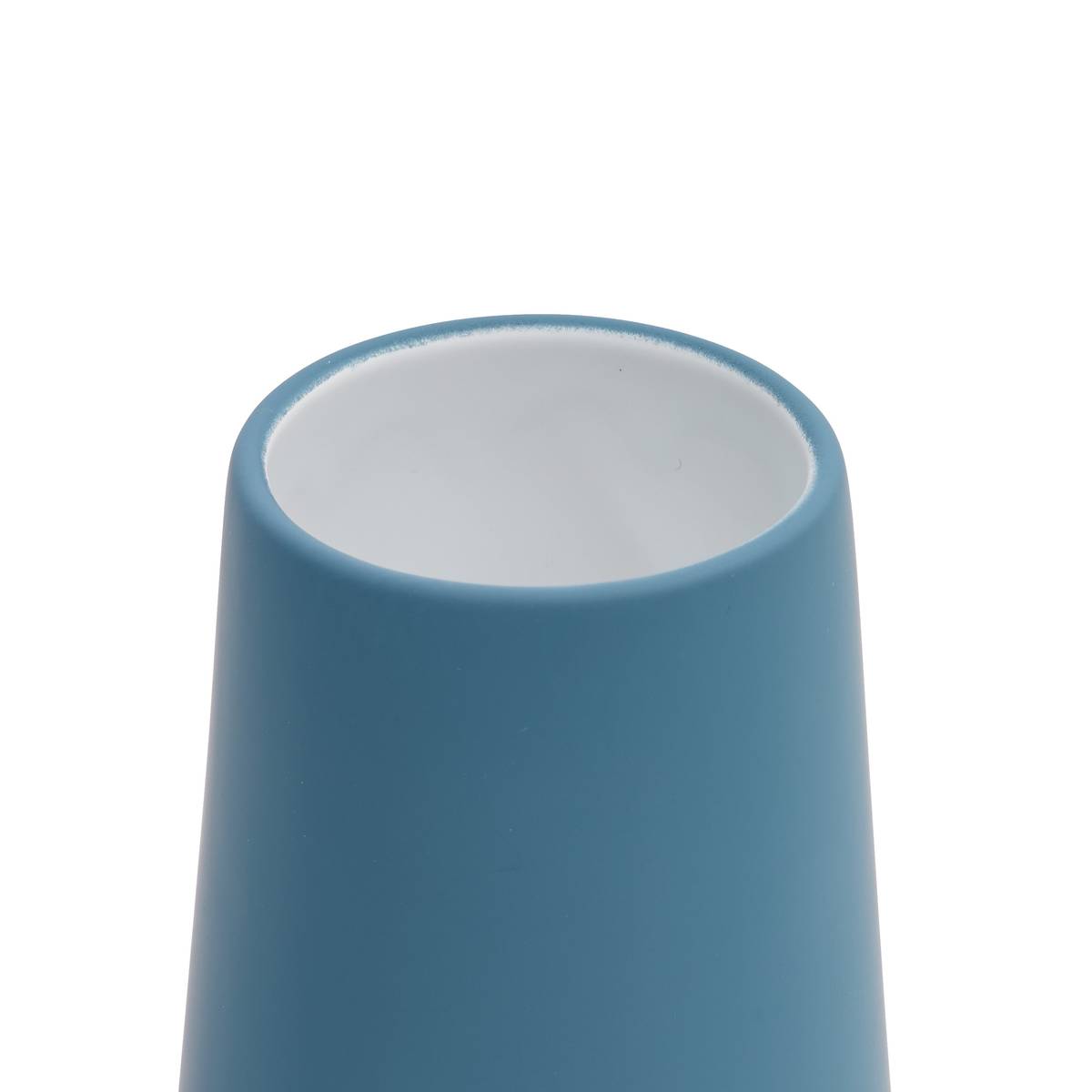 Porte-brosse à dents, d.8,3 x h.11,8 cm, grès, bleu Colorama
