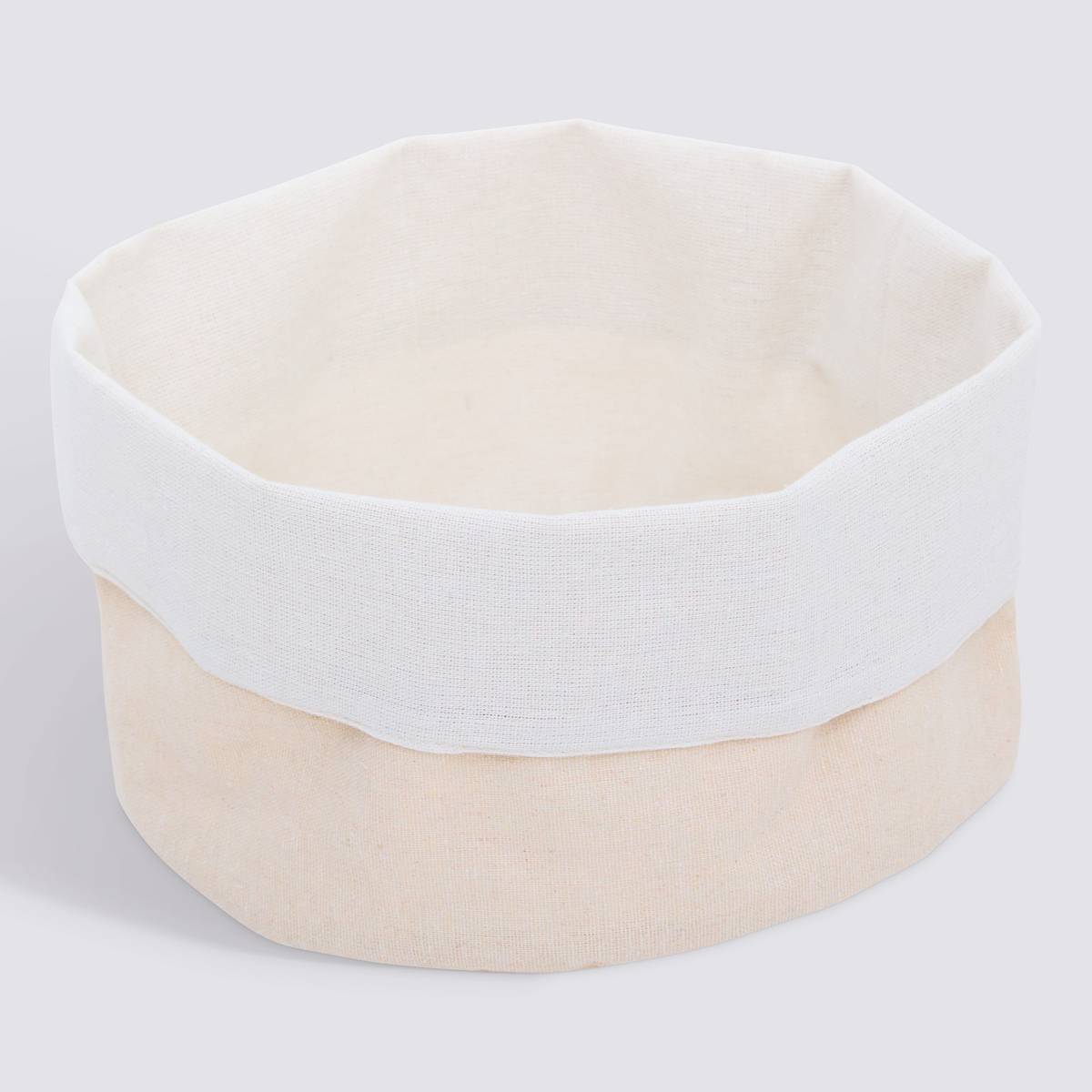 Corbeille à pain, coton, d.24 cm, beige Essentiels