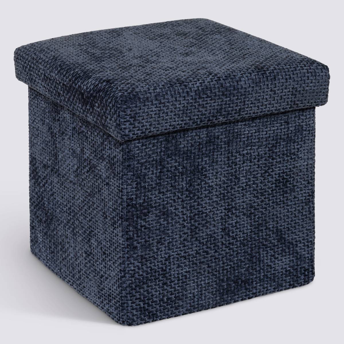 Pouf pliant, 31x31 cm, bleu marine Mix'n modul