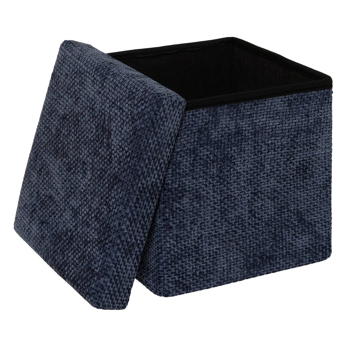 Pouf pliant, 31x31 cm, bleu marine Mix'n modul