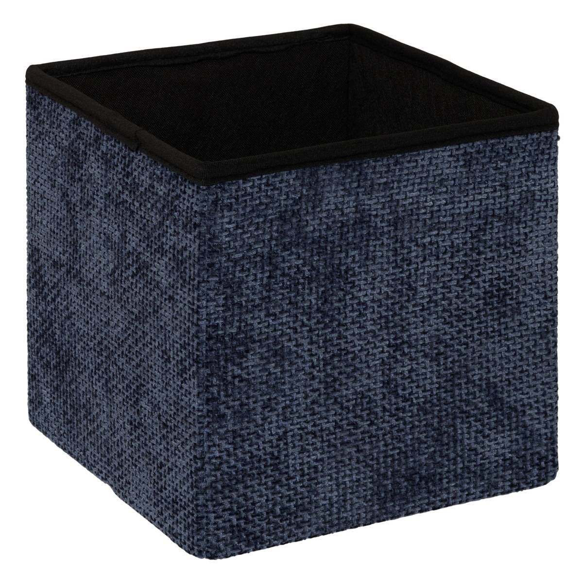 Pouf pliant, 31x31 cm, bleu marine Mix'n modul