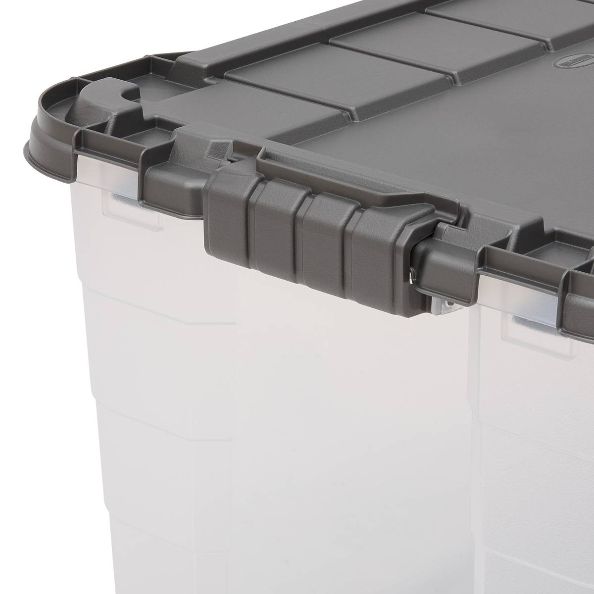 Boîte à roulettes, 60l, transparent Block'it