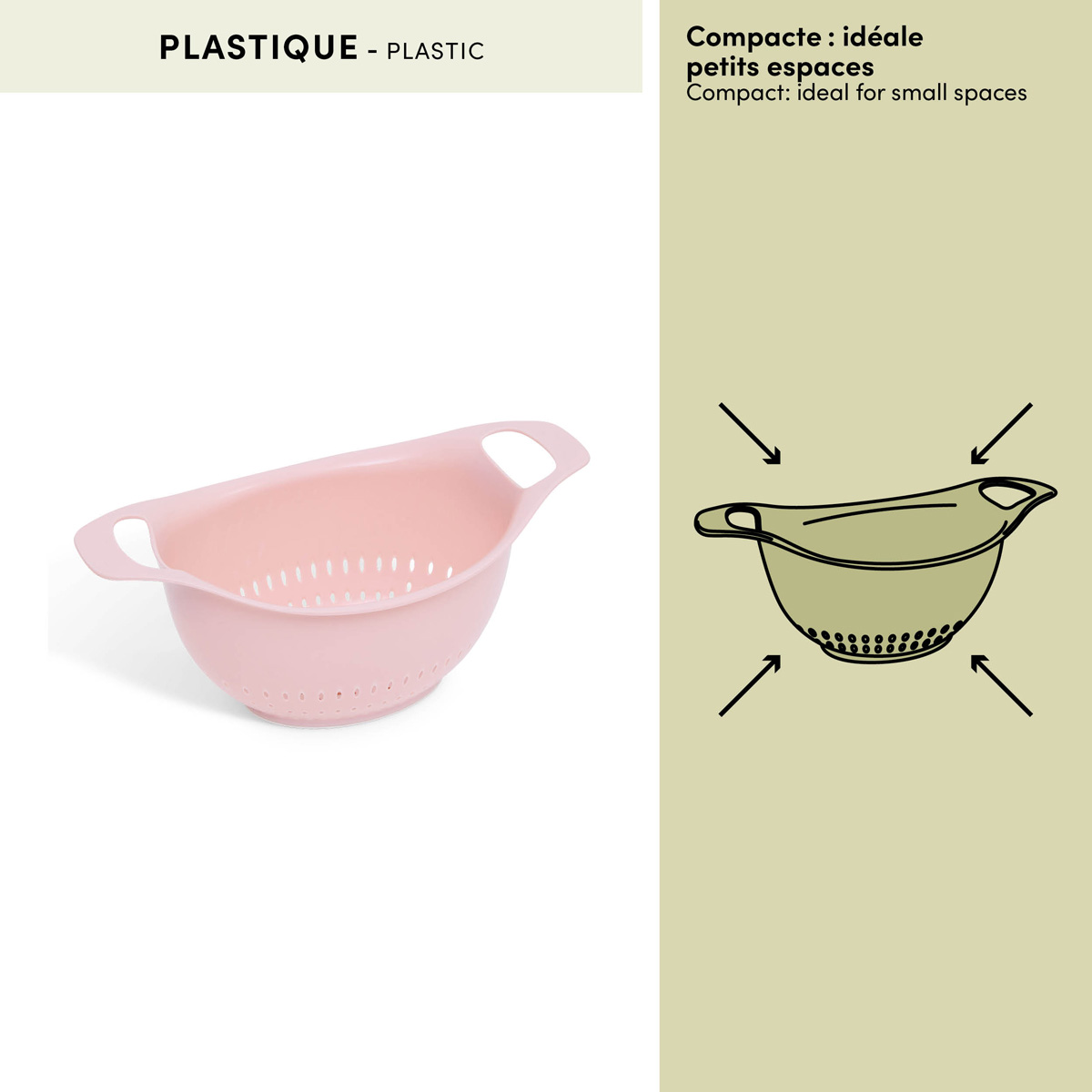 Passoire, 24 cm, rose