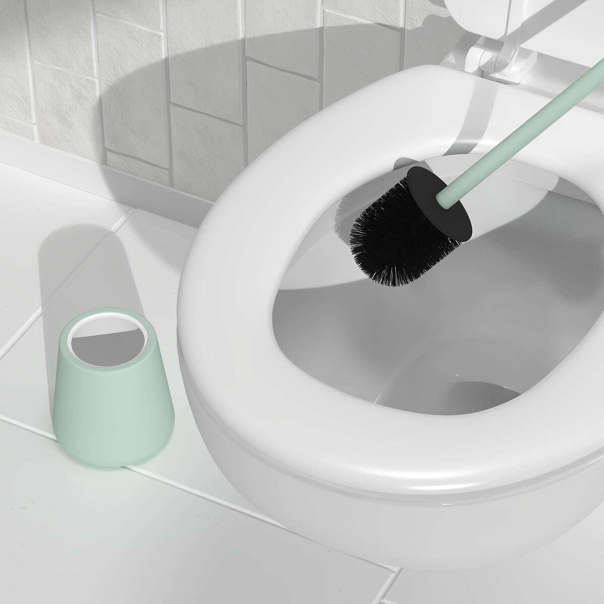 Brosse wc, d.11,5 cm, vert céladon Colorama