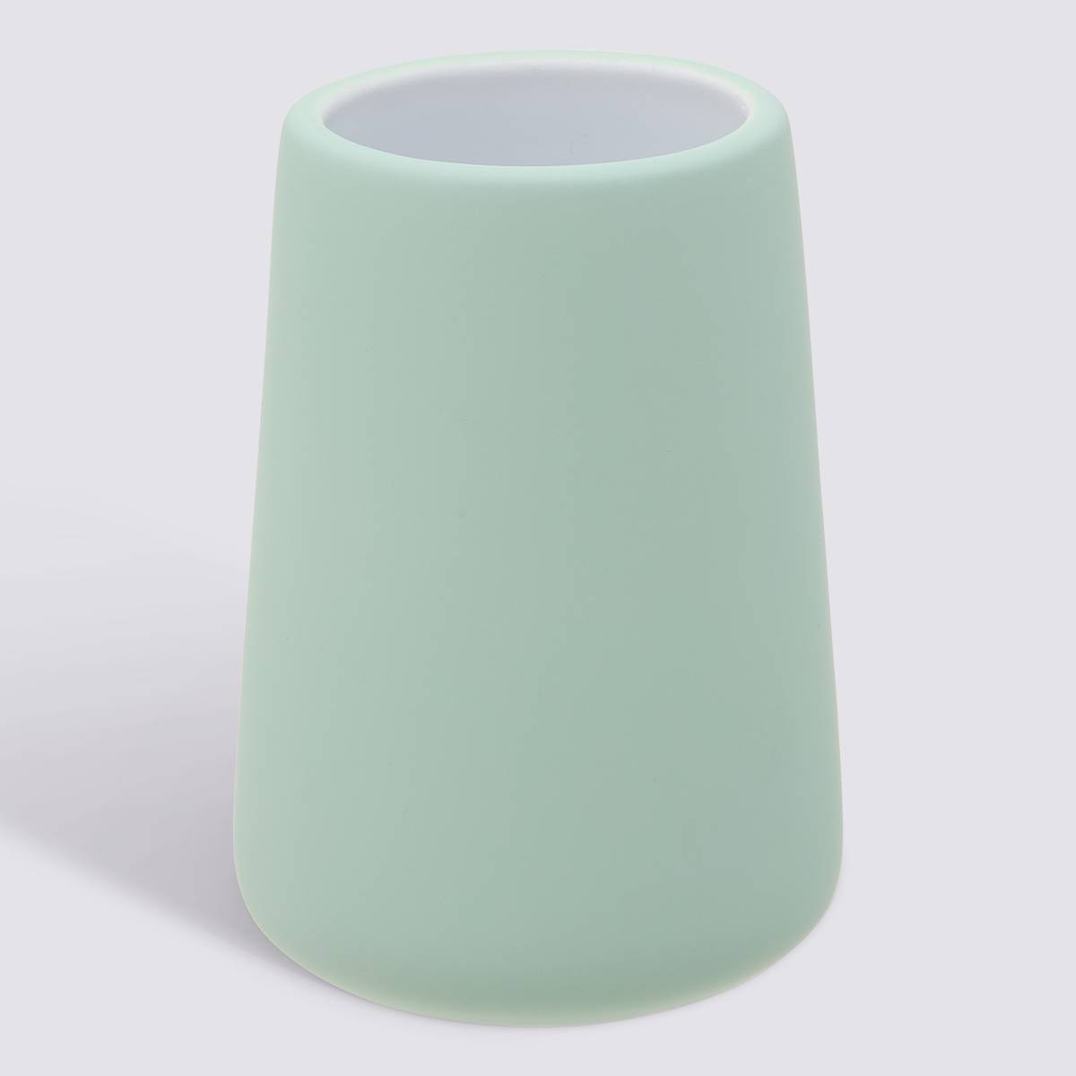 Porte-brosse à dents, d.8,3 x h.11,8 cm, grès, vert céladon Colorama