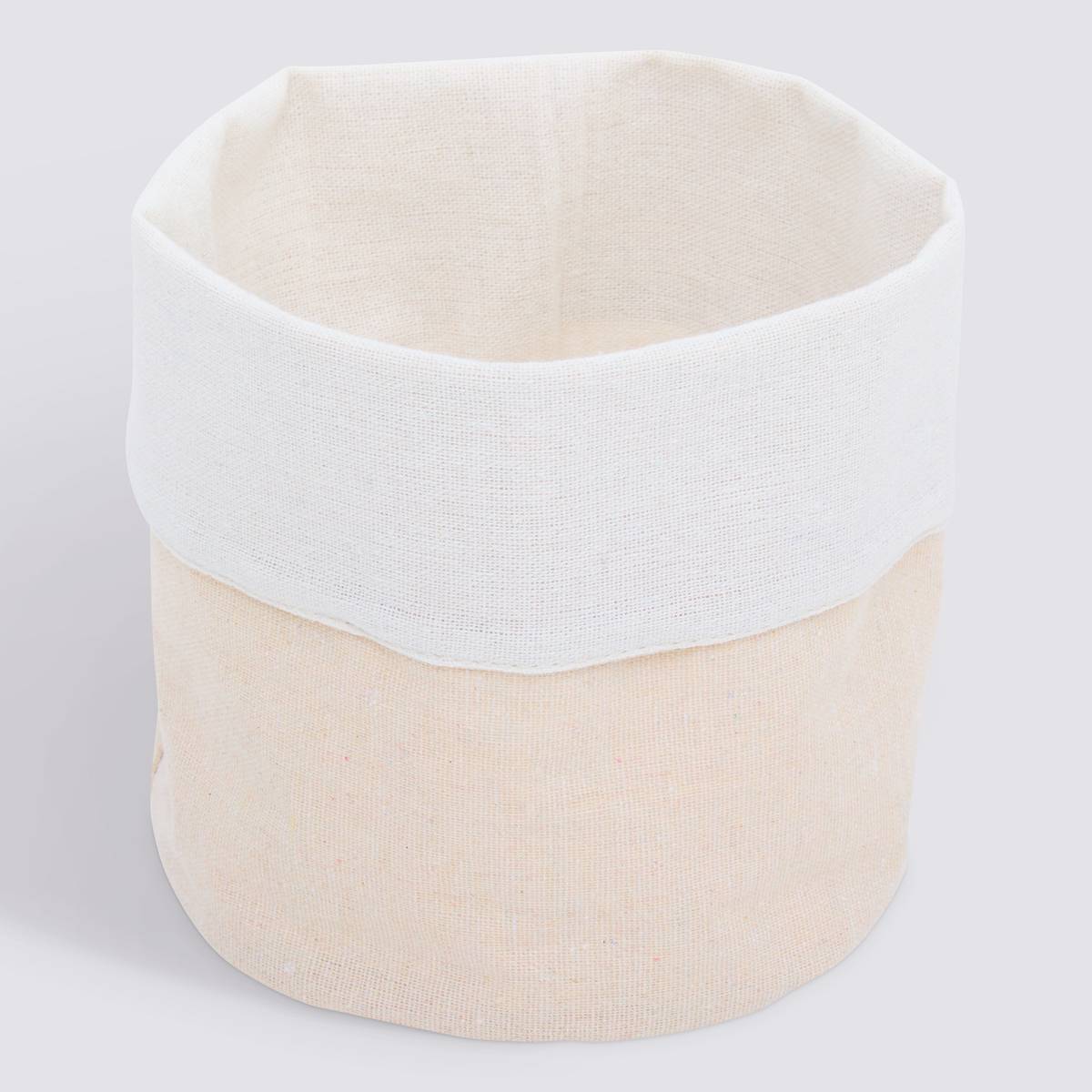 Corbeille à pain, coton, d.15 cm, beige Essentiels