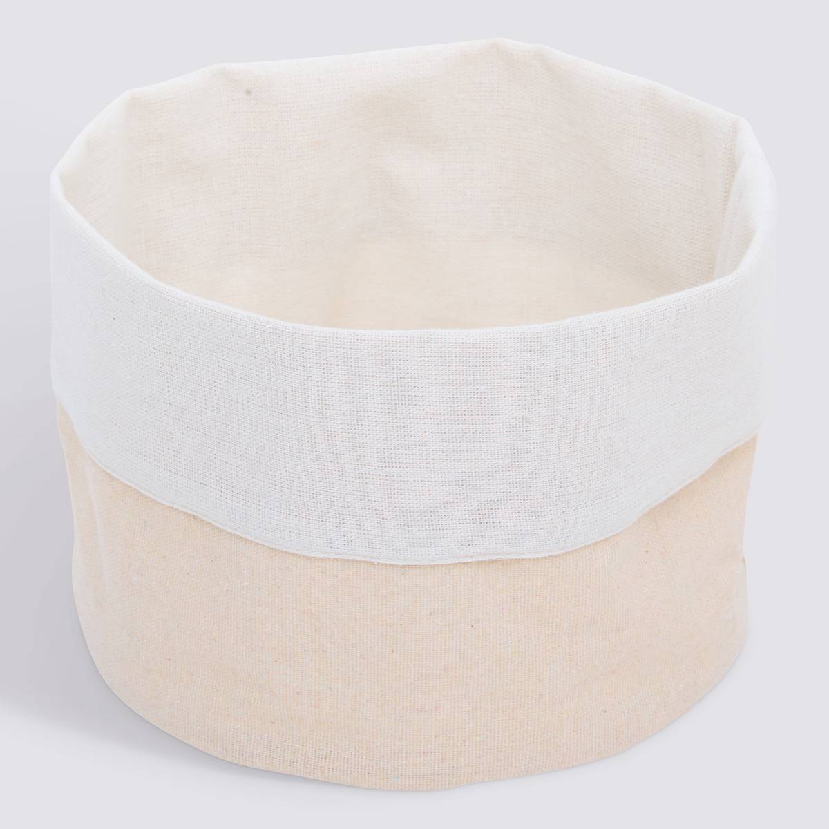 Corbeille à pain, coton, d.20 cm, beige Essentiels