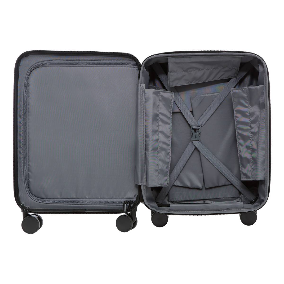 Valise cabine pliable 8 roues, 40l, violet