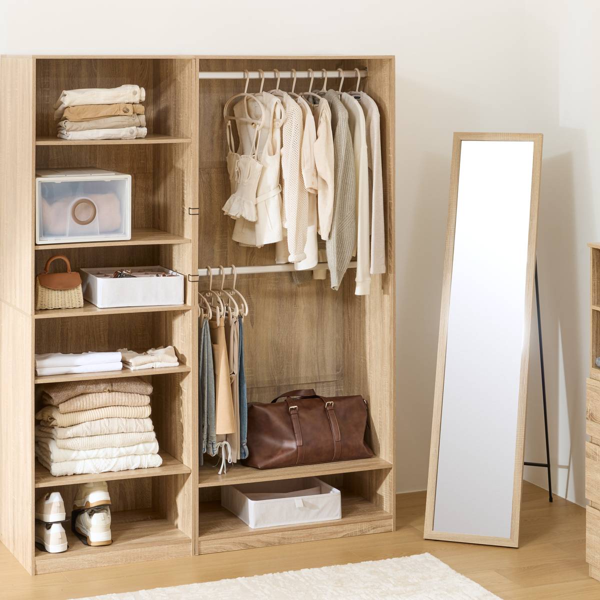 Penderie, h.180 cm, beige Dolo