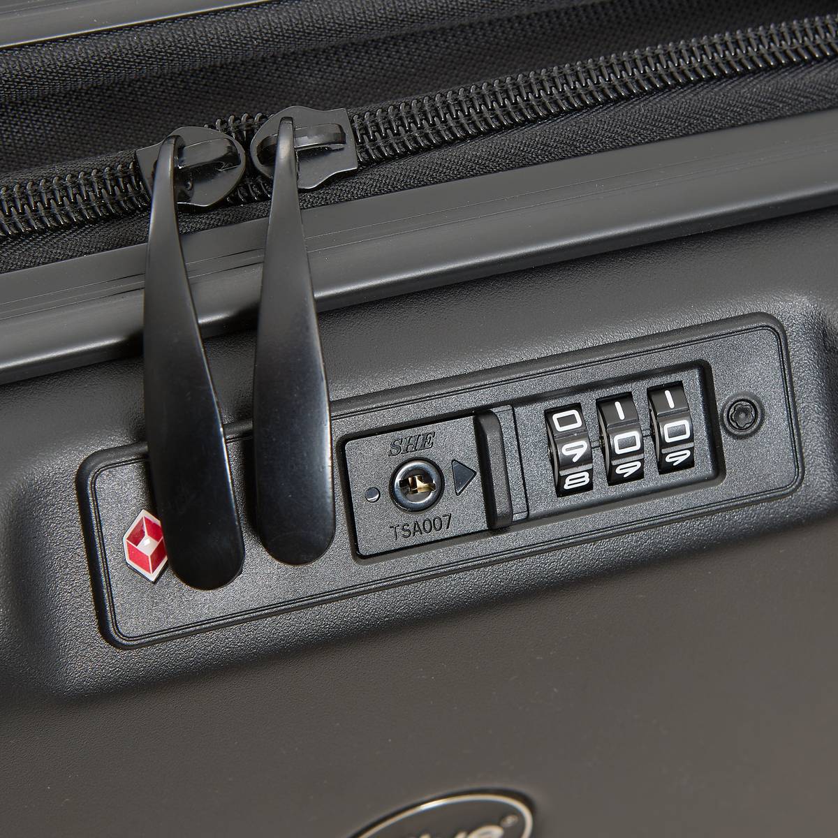 Valise cabine pliable 8 roues, 40l, noir