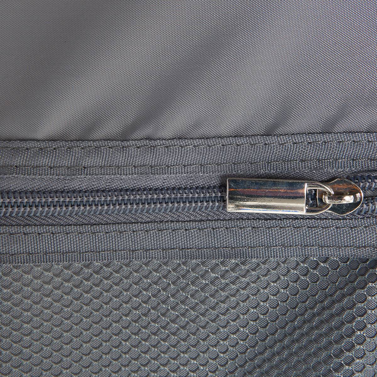 Valise 4 roues, ouverture frontale, 40l, gris