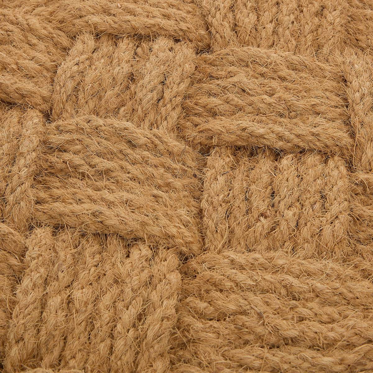 Paillasson, fibre de coco, 60x40 cm, marron