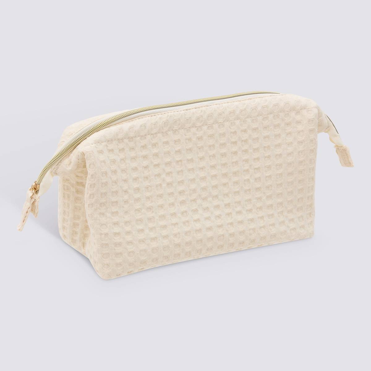 Trousse de toilette, l.27 x h.16 cm, beige Waffle